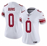 Women's New York Giants #0 Brian Burns White Vapor Stitched Jersey Dzhi,baseball caps,new era cap wholesale,wholesale hats